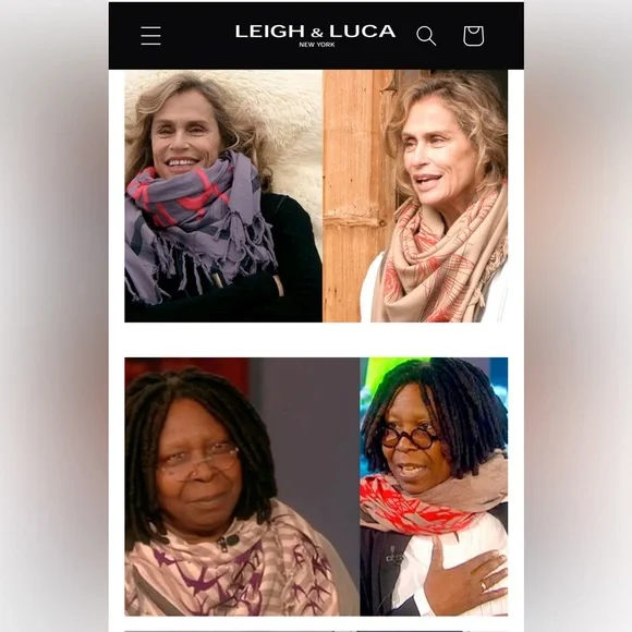 Leigh & Luca - Wrap / Scarf - Cotton and Silk w/ Velvet Flock Bird Flora Motif - Picture 9 of 9